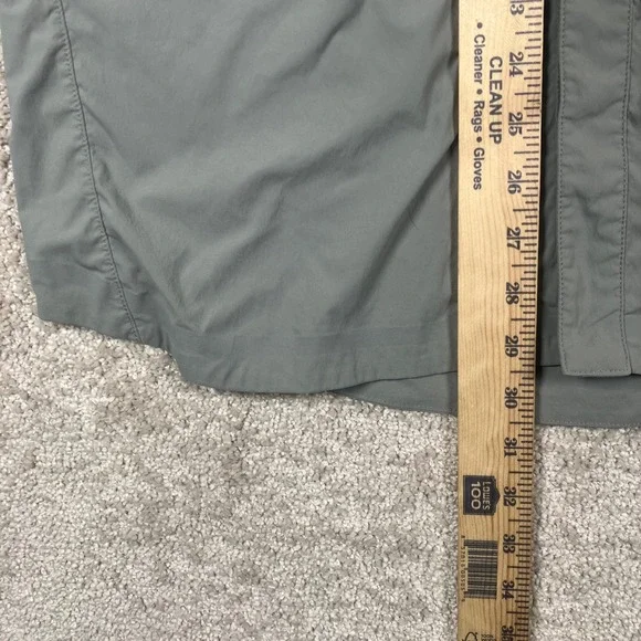 REI Co-op Men's XL Gray Sahara Stretch Hiking Fishing Shirt Zip Pocket Quick Dry - Picture 5 of 7